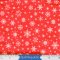 Moda Fabrics Poinsettia Plaza 3 Sisters Festive Flurries Snowflakes Crimson