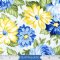 Robert Kaufman Fabrics Sunshine Floral Blue