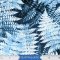 Timeless Treasures Fabrics Electric First Frost Forest Fern Blue