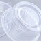 ถ้วยพลาสติกนึ่ง PP ใส 7 oz ปาก 95 mm มีแถบลาย (TL-7S)