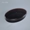 กล่องแข็งใส วงรี ฐานน้ำตาล + ฝา (Oval Hard Plastic Case) C-0311