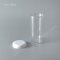 กระบอก แข็งใส 420 ml + ฝาขาว (Cylinder Hard Plastic Case) No.0775
