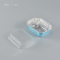 ถาดฟอยล์ ฟ้าลายจุด 4004 +ฝา (Blue Polka Dot Foil Tray)
