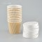 ถ้วยกระดาษคราฟท์ (ลอน) 19 oz พร้อมฝากระดาษ CB-F6-002