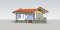 แบบบ้านชั้นเดียวสวยกระทัดรัดบ้านเกษตรอุ่นใจ BluePrint-0084
