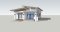 แบบบ้านชั้นเดียว บ้านเกษตรหนองบัว BluePrint-0129