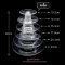 ชั้นวางมาการองพลาสติก 4 , 6 , 10 ชั้น Macaroon Stand