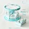 กล่องเค้กกลม PVC ฝาใส สีฟ้า 1ใบ ไม่รวมโบว์