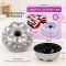 พิมพ์เค้ก/พิมพ์ปล่อง เทฟล่อน ดอกลิลลี่ Fleur de lis bundt teflon pan