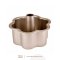 พิมพ์เค้กปล่องเทฟล่อน Bundt ทรงดอกไม้ (ปล่องถอดได้)