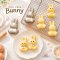 Bunny พิมพ์เทฟล่อนน้องกระต่าย 4 ชิ้น
