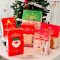 ถุงขนมปัง/คุกกี้ปากลวด พิมพ์ลายคริสต์มาส 10 ใบ Christmas bag