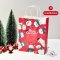 ถุงหิ้วกระดาษพิมพ์ลายคริสต์มาส Christmas 5 ใบ