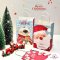 ถุงหิ้วกระดาษพิมพ์ลายคริสต์มาส Christmas 5 ใบ