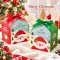 กล่องขนม คุ้กกี้ Santa Claus เขียว,แดง
