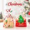 X'mas ถุงพลาสติกใส พิมพ์ลาย 2 แบบ