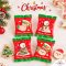 ถุงซีลพิมพ์ลายคริสต์มาส 50 ใบ Christmas Cookies Bag