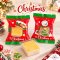 ถุงซีลพิมพ์ลายคริสต์มาส 50 ใบ Christmas Cookies Bag