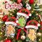 เซ็ทถุงใสพร้อมหูหิ้วแซนต้า Santa Cookies Set 12 ชุด