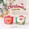 ถ้วยคัพเค้กลายคริสต์มาส Christmas คละ 2 ลาย 50 ใบ