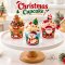 ถ้วยคัพเค้กคริสต์มาส Christmas คละ 3 ลาย 50 ใบ
