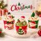 Christmas Cupcake ถ้วยคัพเค้ก คละ 3 ลาย 50 ใบ