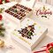 กล่องขนม/ช็อคโกแลต ลายต้นสนคริสต์มาส  Christmas 16 ช่อง 5 ใบ