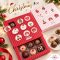 Chrstmas กล่องช็อคโกแลต 9 ช่อง ลายคริสต์มาส 5 ใบ