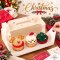 กล่องคัพเค้ก 3 หลุม พิมพ์ลายคริสต์มาส Christmas 5 ใบ