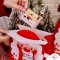 ถุงหิ้วลายแซนต้าคริสต์มาสหูหิ้ว 5 ใบ Christmas bag