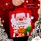 ถุงหิ้วลายแซนต้าคริสต์มาสหูหิ้ว 5 ใบ Christmas bag