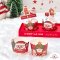 ถ้วยคัพเค้กคริสต์มาส Christmas คละ 2 ลาย 50 ใบ