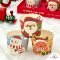 ถ้วยคัพเค้กคริสต์มาส Christmas คละ 3 ลาย 50 ใบ