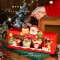 กล่องคัพเค้กลายแซนต้าคริสต์มาส  4 หลุม Christmas 5 ใบ