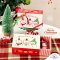 กล่องกระดาษลายคริสต์มาส Doggy Merry Christmas 5 ใบ ไม่รวมโบว์