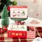 กล่องกระดาษลายคริสต์มาส Doggy Merry Christmas 5 ใบ ไม่รวมโบว์