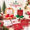 การ์ดกระดาษคละลายคริสต์มาส Christmas Card 8 แผ่น