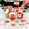 ป้ายกระดาษเสียบตกแต่งเค้กคริสต์มาส Christmas 16 ชิ้น