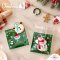 ถุงฝากาว หน้า Santa Claus เขียวมินิมอล (50 ใบ)