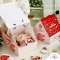 กล่องเค้ก/ขนม ทรงบ้านคริสต์มาส Christmas หูหิ้ว 1 ใบ
