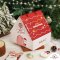 กล่องเค้ก/ขนม ทรงบ้านคริสต์มาส Christmas หูหิ้ว 1 ใบ