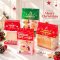 ถุงขนมปัง/คุกกี้ปากลวด พิมพ์ลายคริสต์มาส 10 ใบ Christmas bag