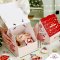 กล่องเค้ก/ขนม ทรงบ้านคริสต์มาส Christmas หูหิ้ว 1 ใบ