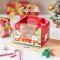 Christmas กล่องคัพเค้กลายคริสต์มาส 5ใบ
