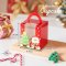 Christmas กล่องคัพเค้กลายคริสต์มาส 5ใบ