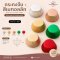 ถ้วยกระดาษคัพเค้กจีบ สีเมทัลลิค 5 สี แพค 100ใบ