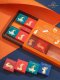 เซ็ทกล่องถุงหิ้ว 3D สีส้ม Chinese Mid Autumn Festival 1 ชุด