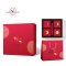 แพ็คเกจกล่อง ถุงหิ้ว Moon สีแดง-ทอง 1 ชุด