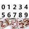 Number Stancils เซ็ทแผ่นฉลุลาย ตัวเลข 0-9 / ความสูง 8 , 9.5 ,11 นิ้ว
