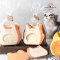 ถุงขนมปัง พร้อมกระดาษและป้ายแท็กหน้าแมว